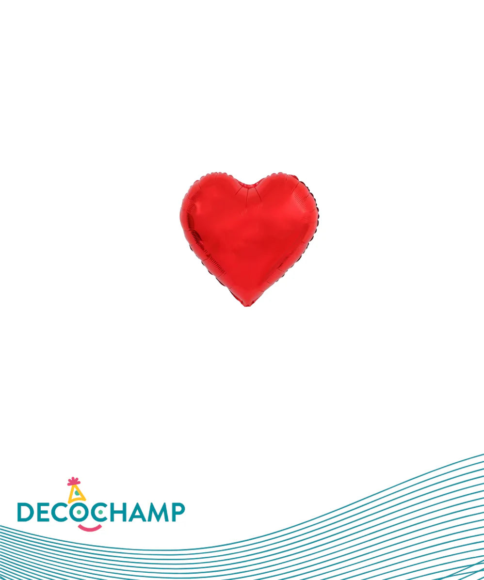DecoHeart 9" Red