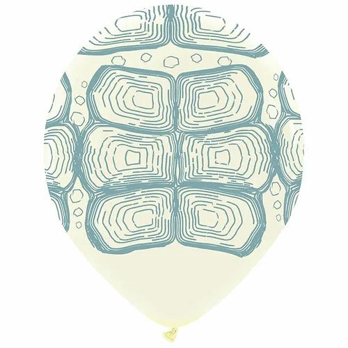 BCT  Ivory Turtle Print Balloon 24"