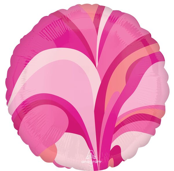 Anagram Pink Macro Marble Round