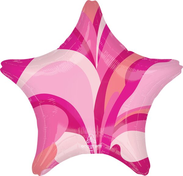 Anagram Pink Macro Marble Star