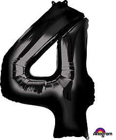 Number 4 Black 26"
