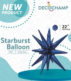 Starburst Decochamp Navy Blue