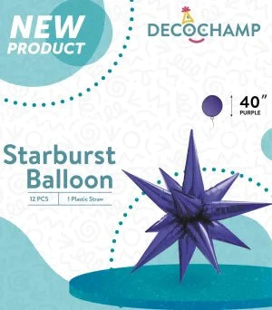 Starburst Decochamp Purple