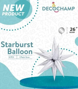 Starburst Decochamp Silver