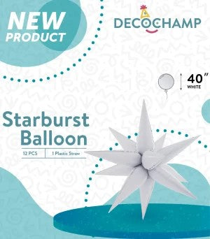 Starburst Decochamp White
