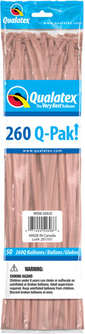 Qualatex 260Q Rose Gold 1