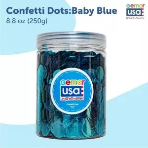 Baby Blue Confetti Jar