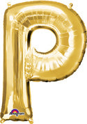 Letter P Gold Anagram (pkg) 1