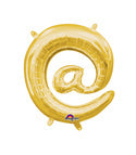 Symbol, @, Gold, Anagram (pkg) 1