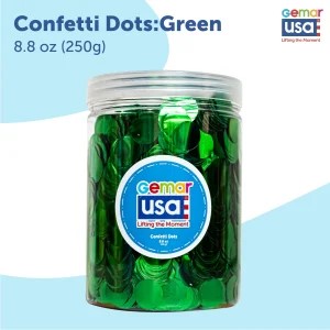 Green Confetti Jar