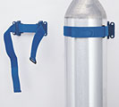 Helium Tank Safety Wall Bracket, Velcro 1