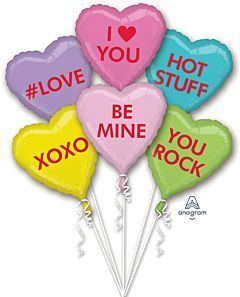 Bouquet Candy Hearts 1