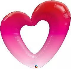 Pink Ombre Heart 1