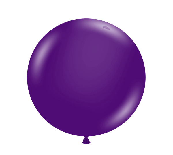 TUFTEX Crystal Purple Balloons – Elegant Translucent Deep Purple