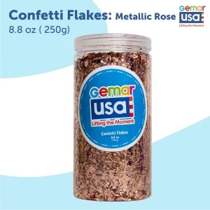 Rose Confetti Jar Flake