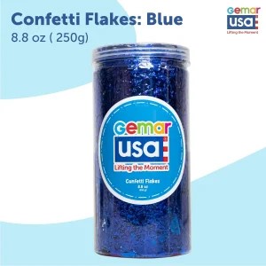 Royal Blue Confetti Jar Flake