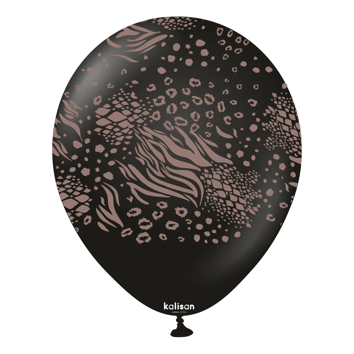 Kalisan Mutant Print Balloon, Black/Brown 12"