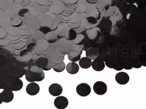 confetti black