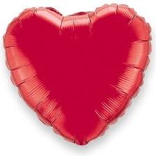 Red Heart Mylar Balloon 1